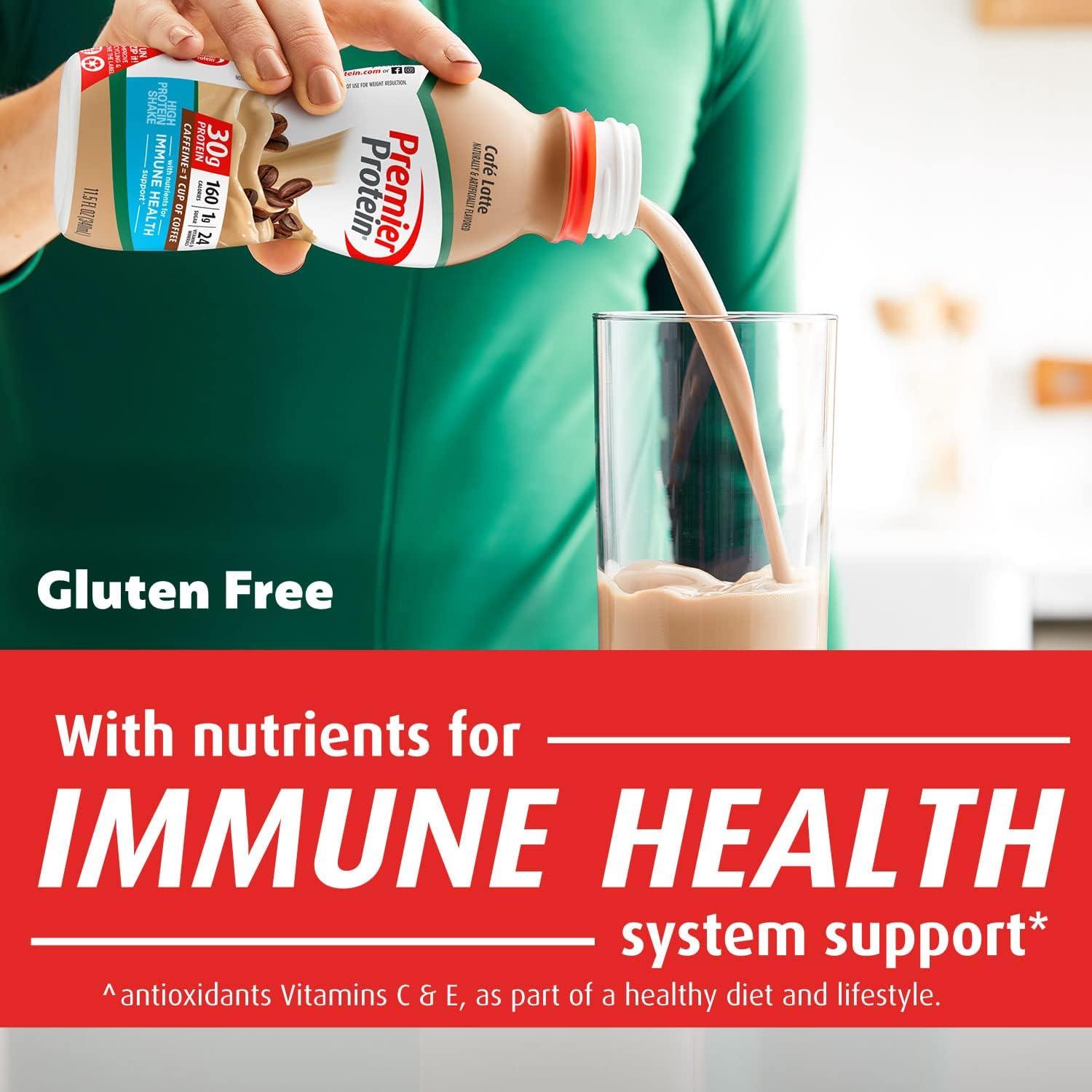 Batido de Proteína Premier Nutrition Café Latte 30g 340ml Pack 12