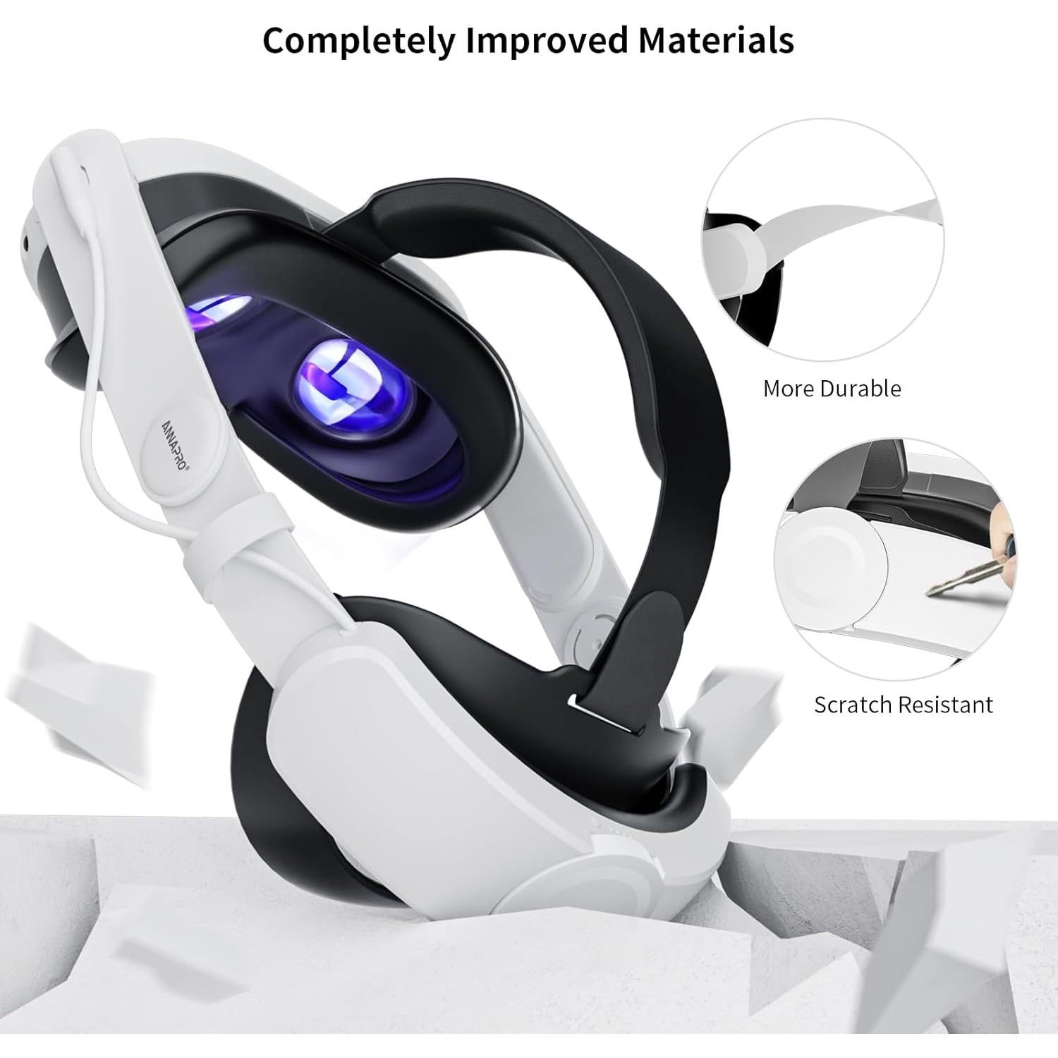 Correa para cabeza con batería ANNAPRO 6500mAh para Meta Quest 3