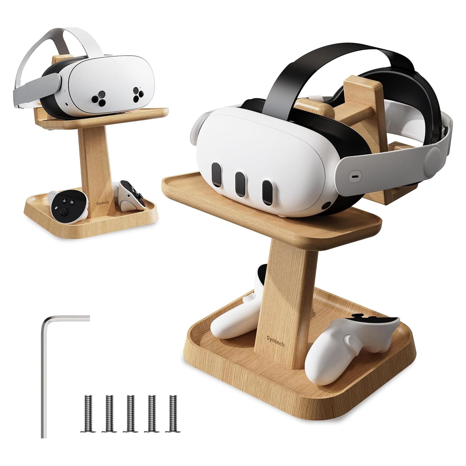 Soporte VR de Madera Syntech para Meta Quest 3/2 y Pico 4