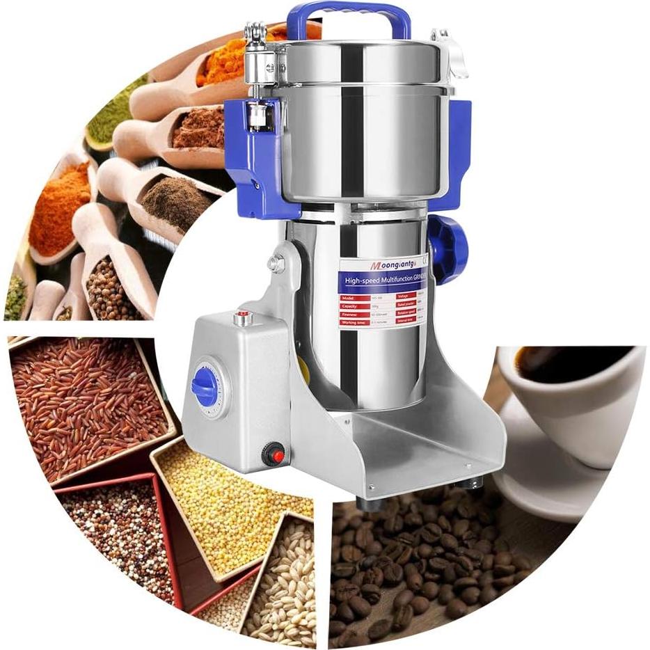 Molinillo de Granos Moongiantgo 1500g 3000W Acero Inoxidable