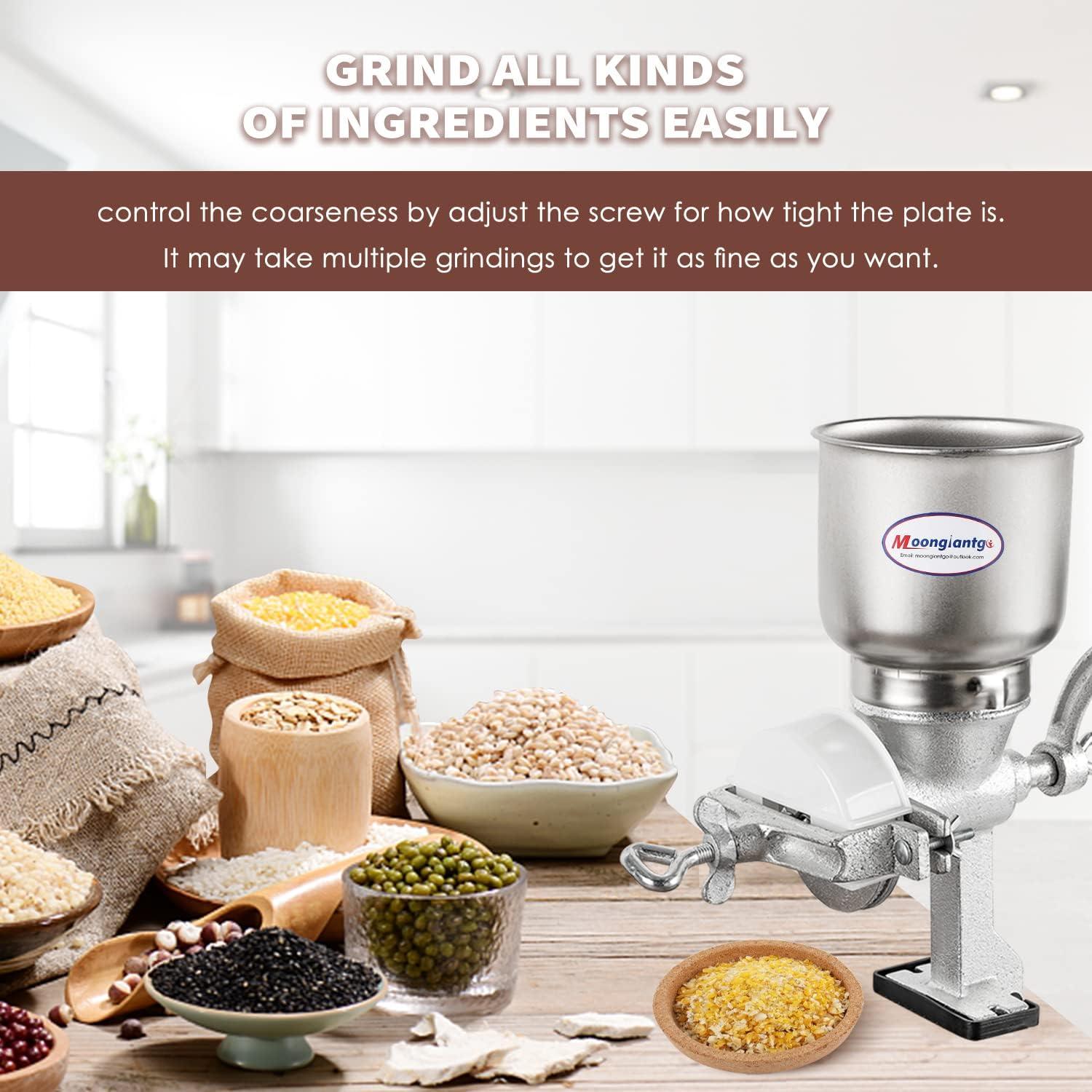 Molino de Maíz Manual Moongiantgo Hierro Fundido 2.5kg