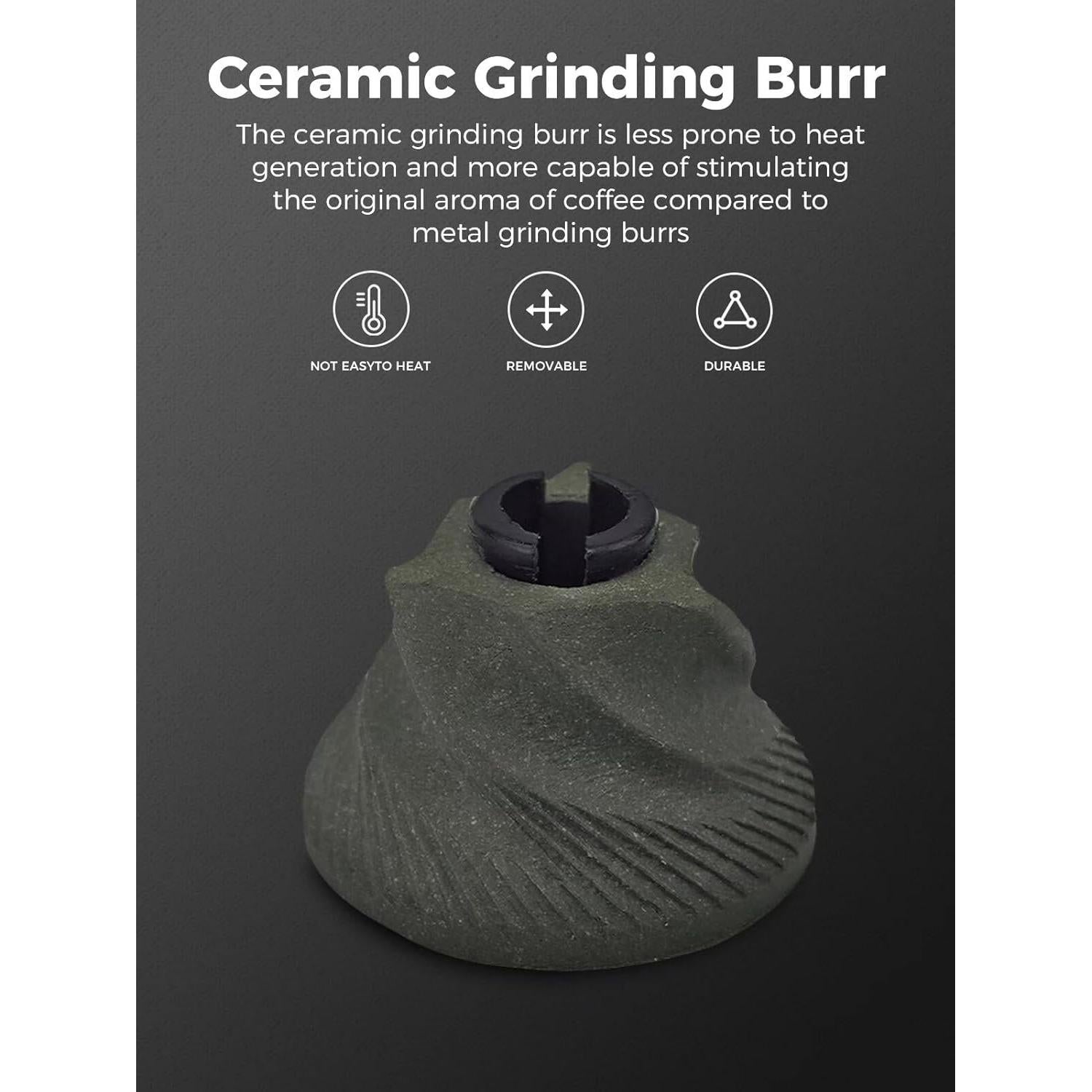 Molino de Café Manual SimCoker Acero Inoxidable 300g