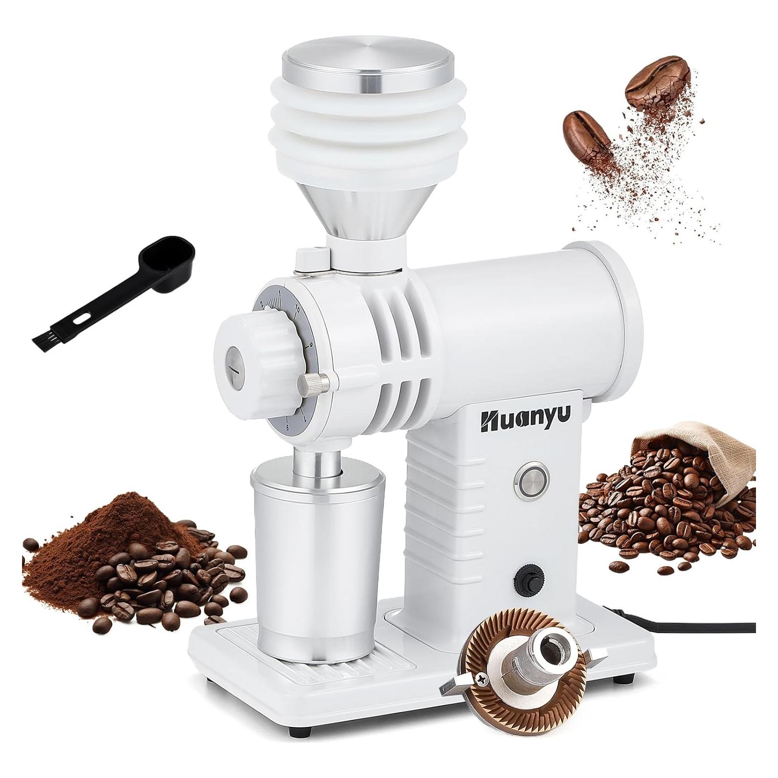 Molino de Café Eléctrico Huanyu BP con Muela de Titanio 226g