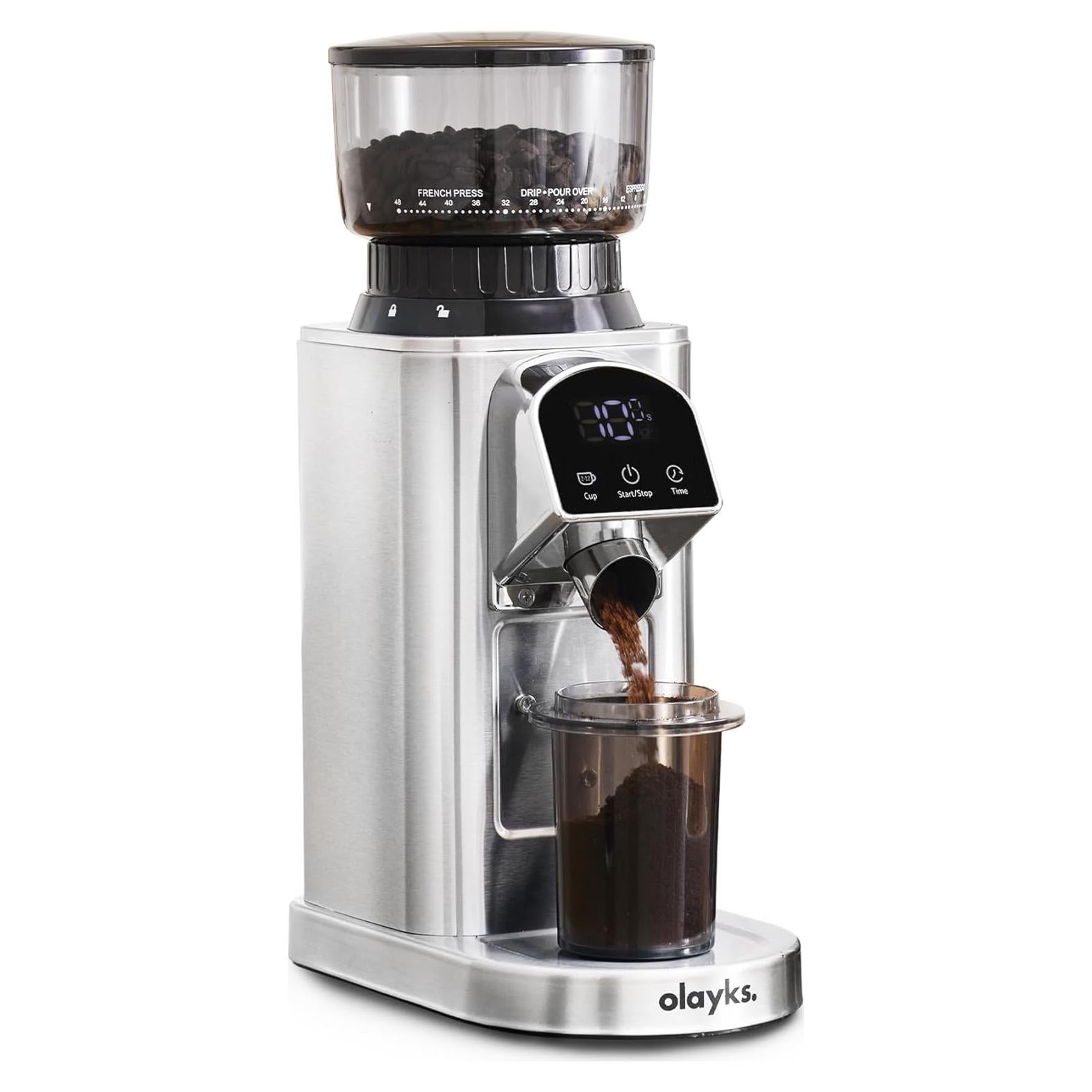 Molinillo de café eléctrico Olayks con muelas cónicas 2.31 kg