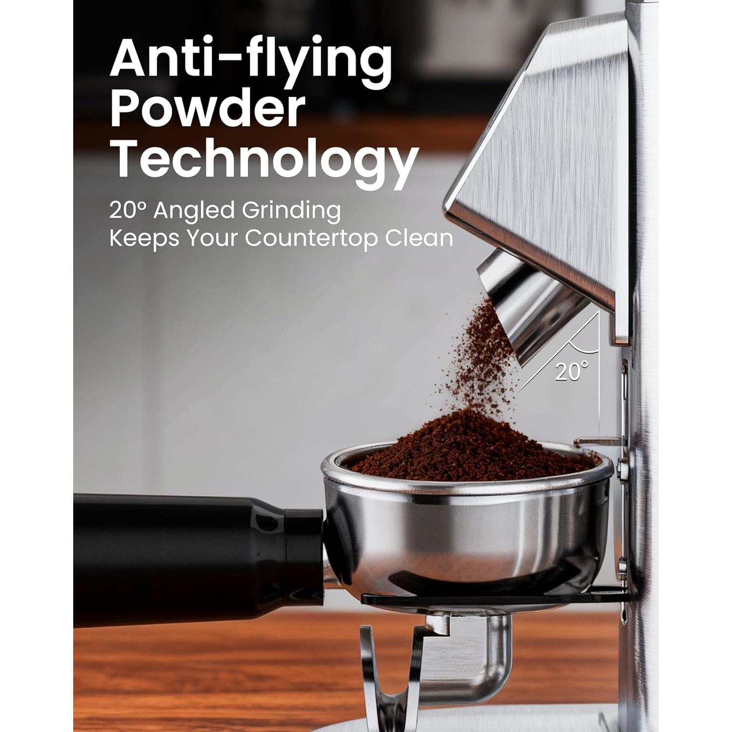 Molinillo de café eléctrico Olayks con muelas cónicas 2.31 kg