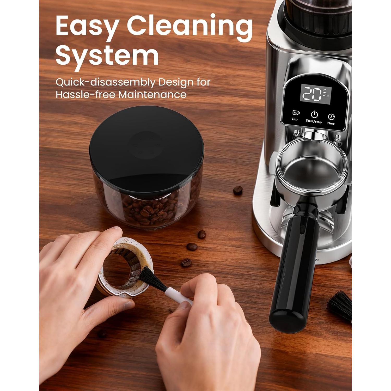 Molinillo de café eléctrico Olayks con muelas cónicas 2.31 kg