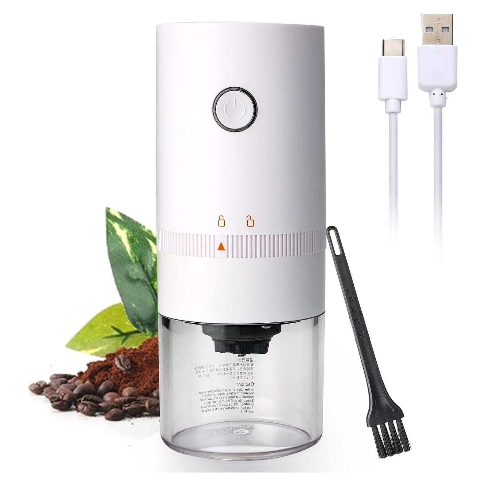 Molinillo de Café Eléctrico Portátil MOSYONE Blanco 0.49kg