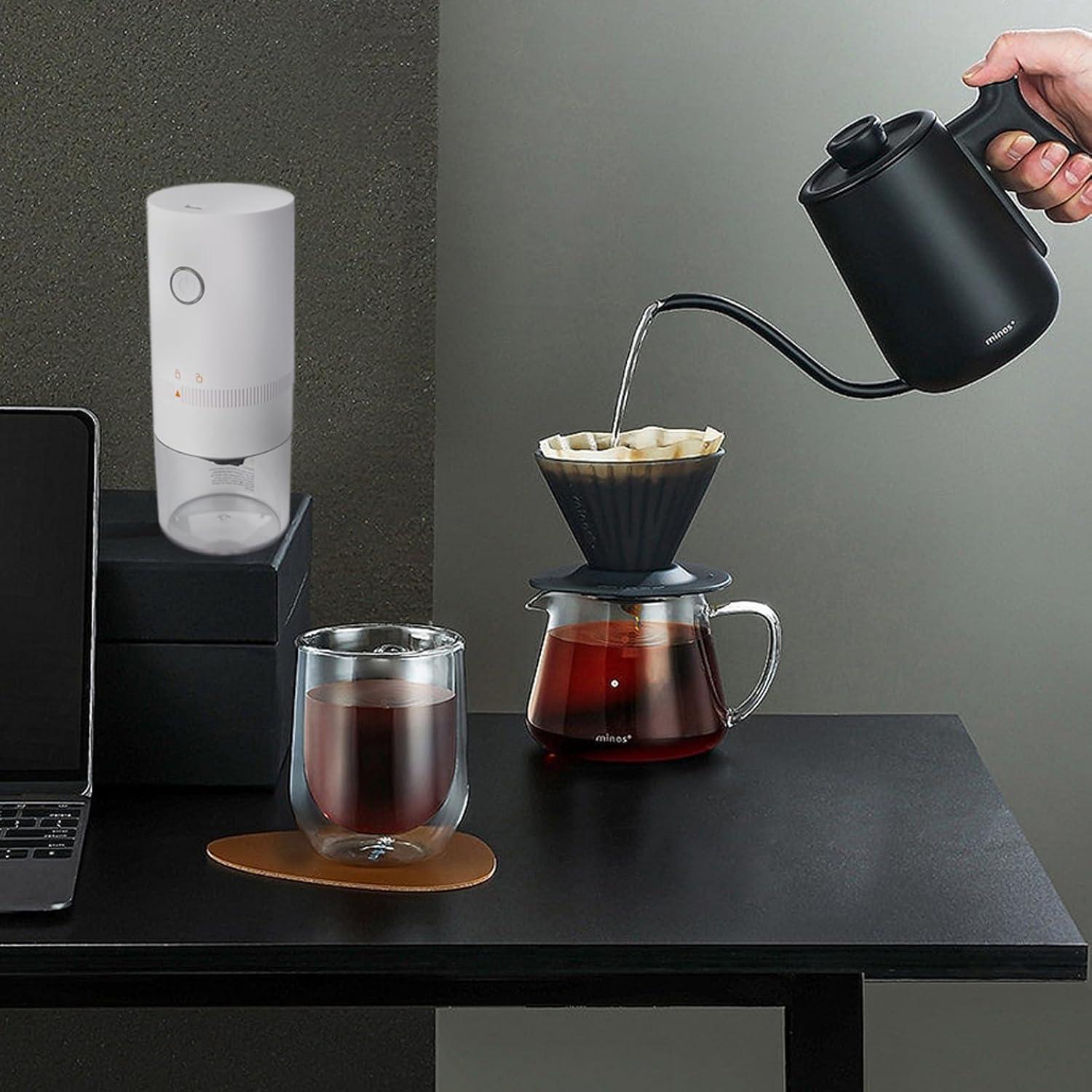 Molinillo de Café Eléctrico Portátil MOSYONE Blanco 0.49kg