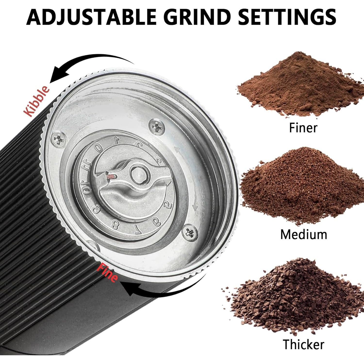 Molino de Café Eléctrico YUHWYI Portátil 45 Ajustes Inalámbrico