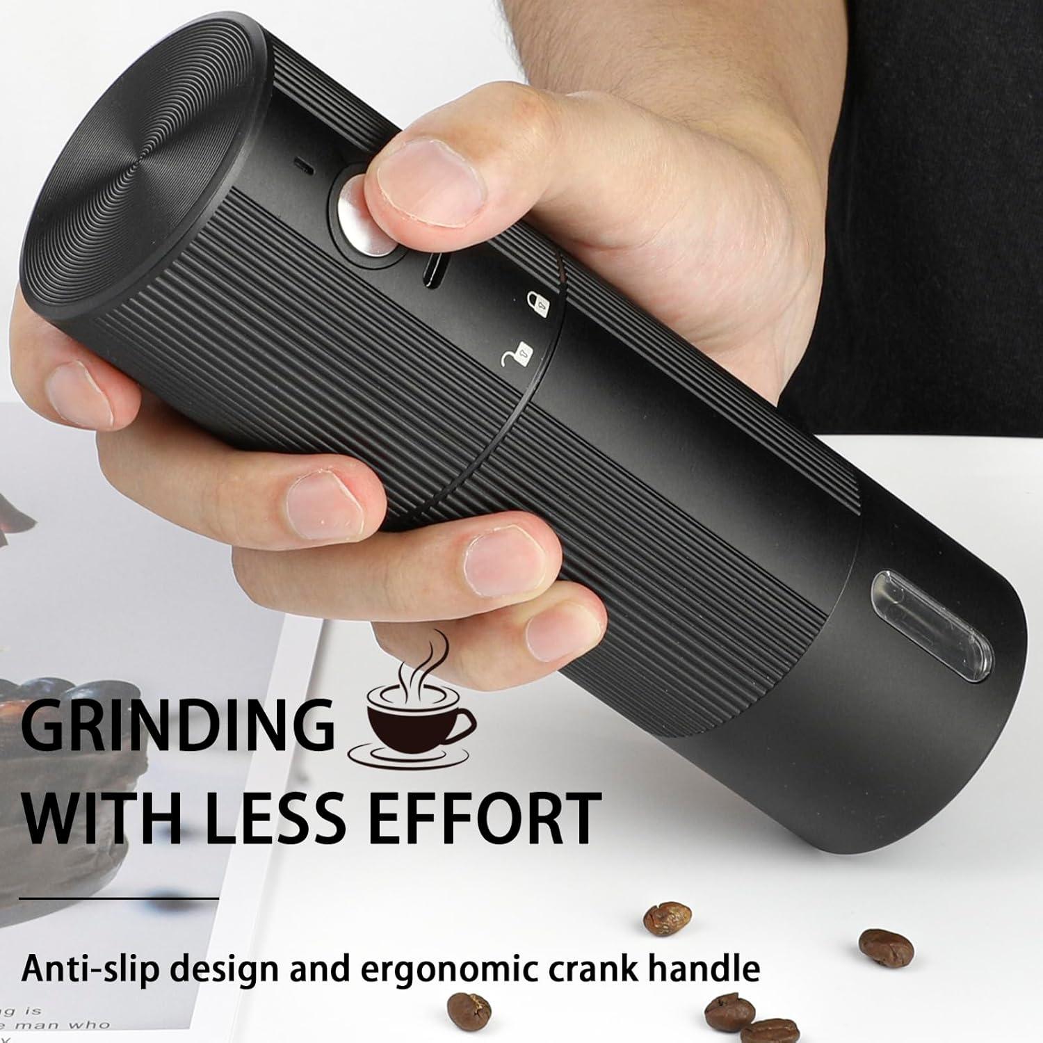 Molino de Café Eléctrico YUHWYI Portátil 45 Ajustes Inalámbrico