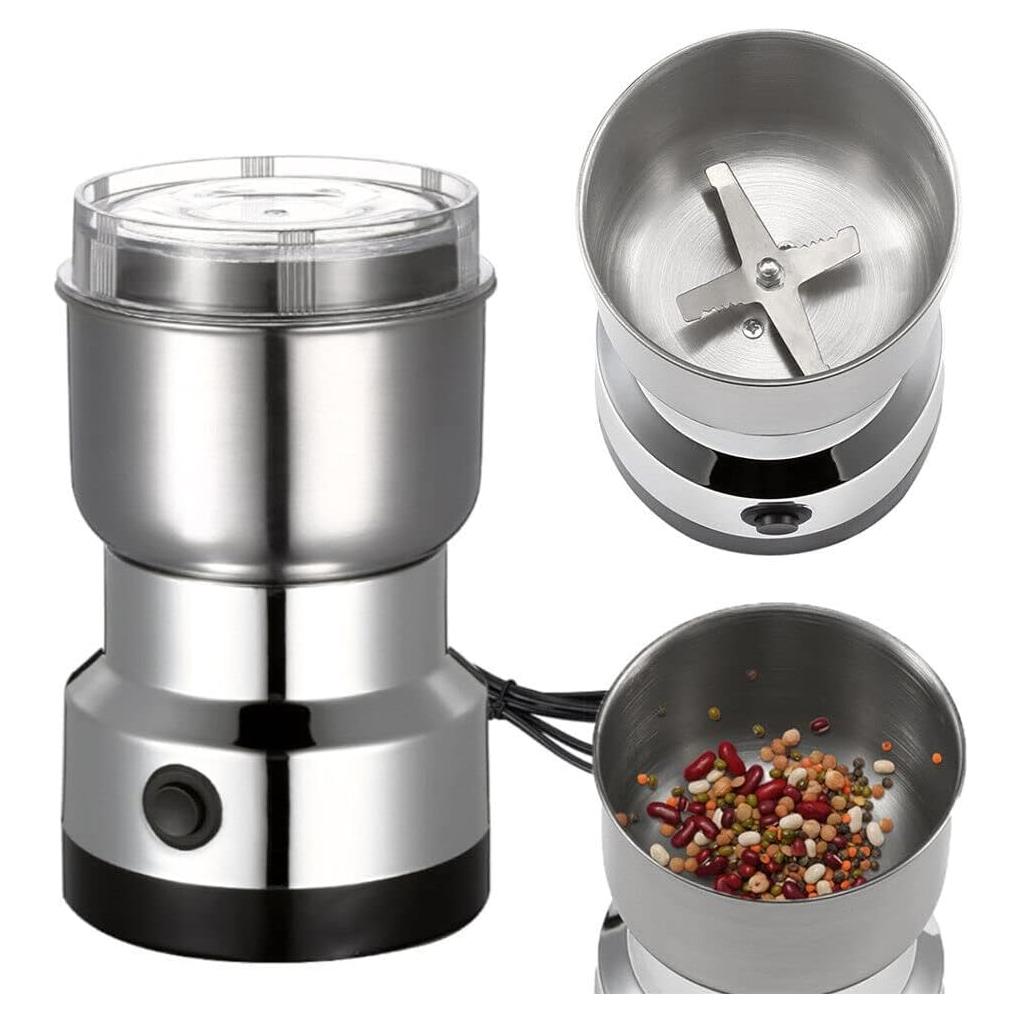 Molinillo de Café Eléctrico Multifuncional Acero Inoxidable 0.08kg