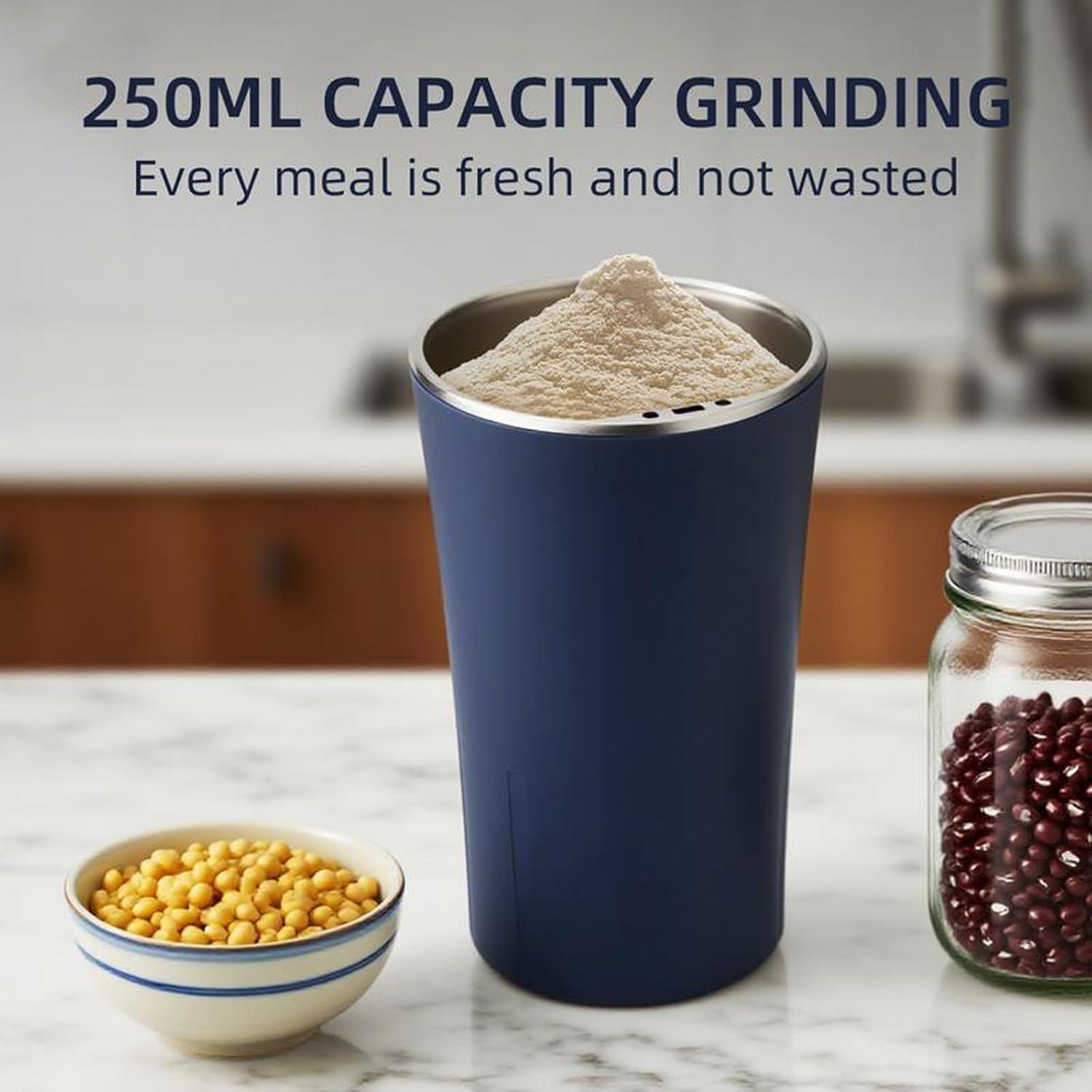 Molino de café eléctrico Undoria 300W acero inoxidable 250ml