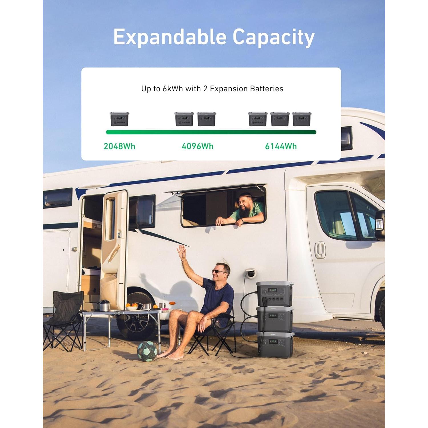 Generador Solar Portátil GROWATT INFINITY 2000 PRO 2400W