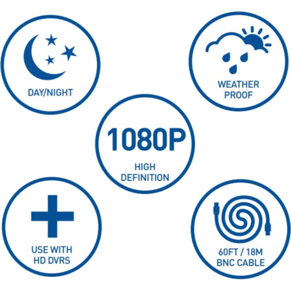 Cámara de Seguridad Swann DVR Bullet 1080p con Sensor de Movimiento