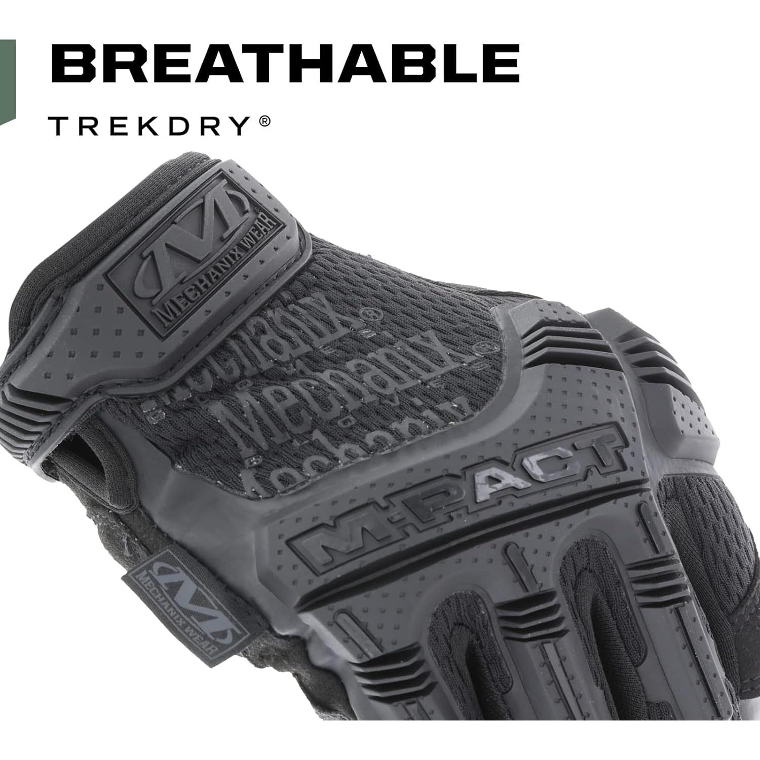 Guantes Tácticos Mechanix Wear M-Pact Sin Dedos Mediano