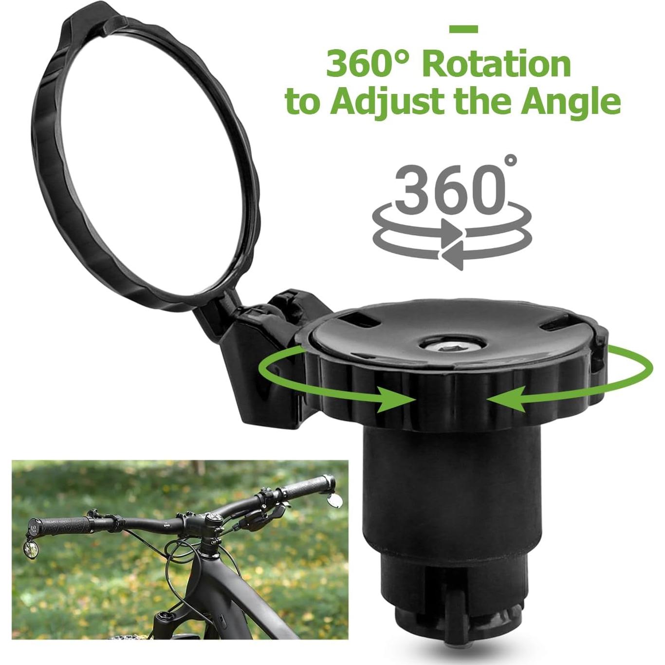 Espejos Retrovisores Plegables Mesee para Manillar de Bicicleta