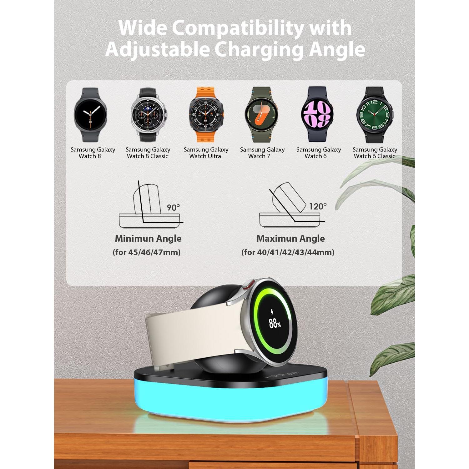 Soporte de Carga Magnético Autallgee para Samsung Galaxy Watch