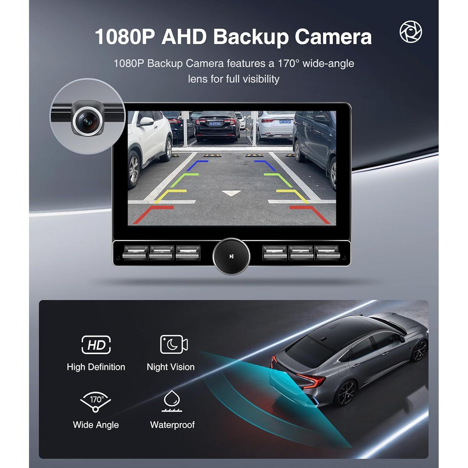 Estéreo de Coche AINAVITO para Ford F150 2004-2008, 10" QLED