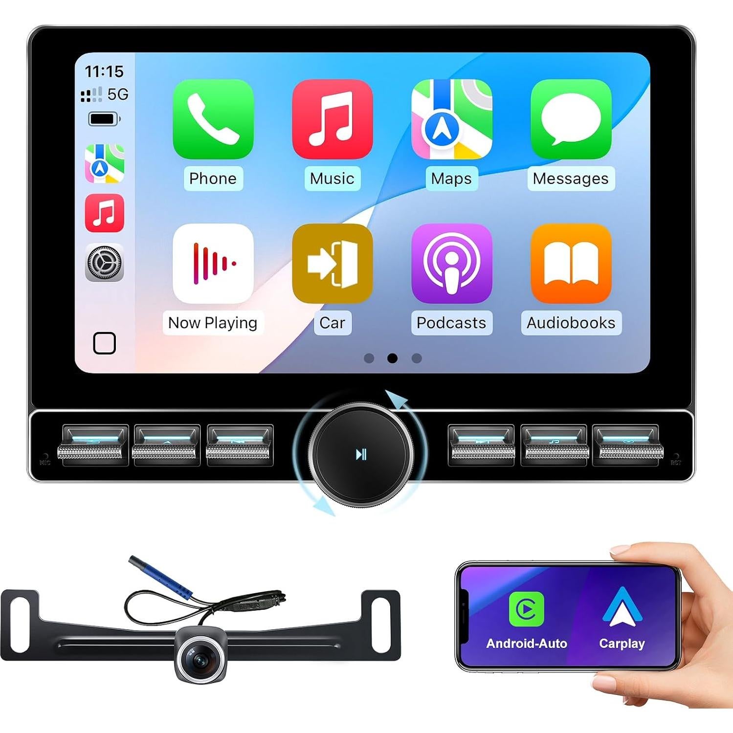 Estéreo de Coche AINAVITO para Ford F150 2004-2008, 10" QLED