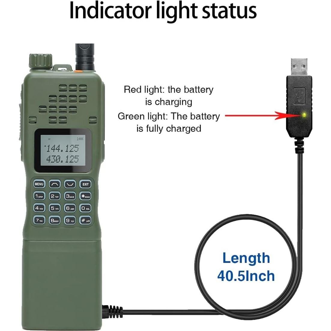 Walkie Talkie Baofeng AR-152 10W Grado Militar Verde