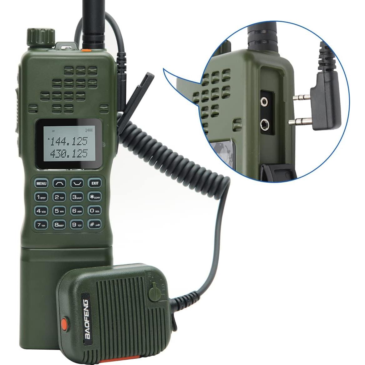 Micrófono de altavoz ajustable BAOFENG AR-152 para radio