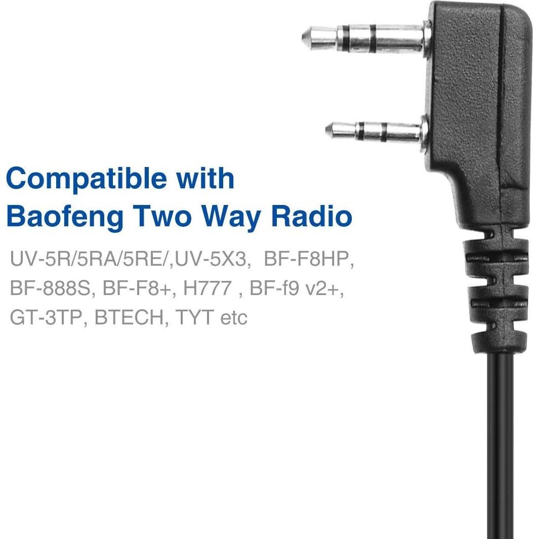 Micrófono de Altavoz Baofeng UV-5R para Radio Ham