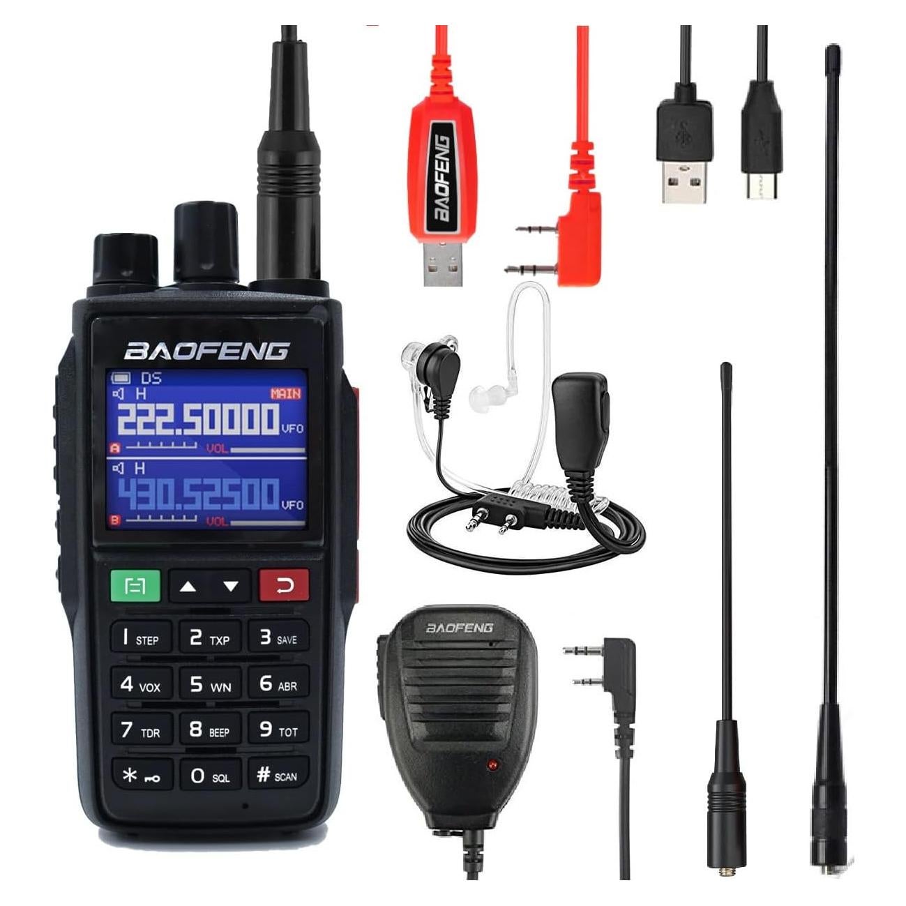 Walkie Talkie BAOFENG UV-22 Radio Bidireccional Carga Tipo-C