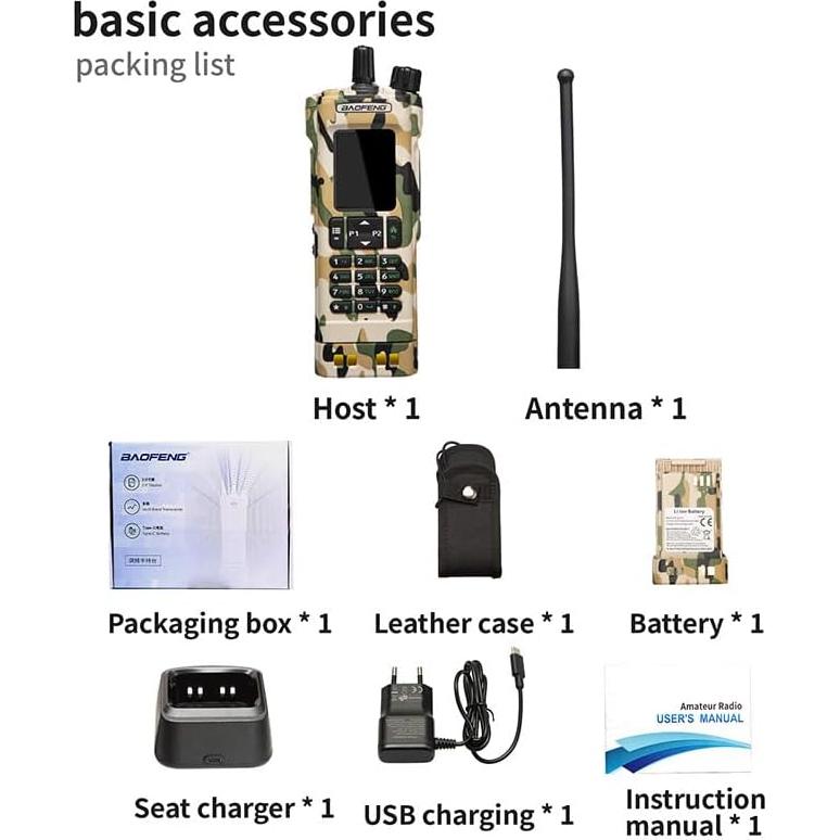 Walkie Talkie Digital BAOFENG DM32 GPS UHF VHF 10W