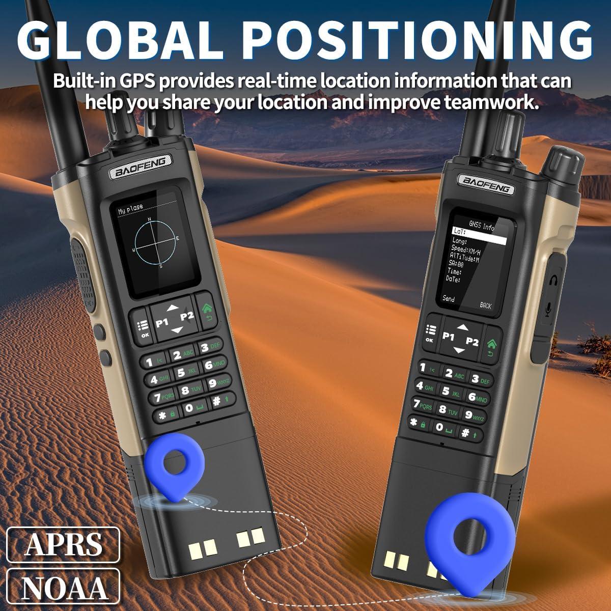 Radio DMR Portátil Baofeng DM-32UV con GPS y Batería 3800mAh