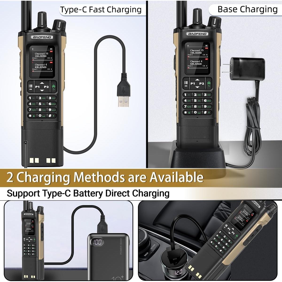 Radio DMR Portátil Baofeng DM-32UV con GPS y Batería 3800mAh