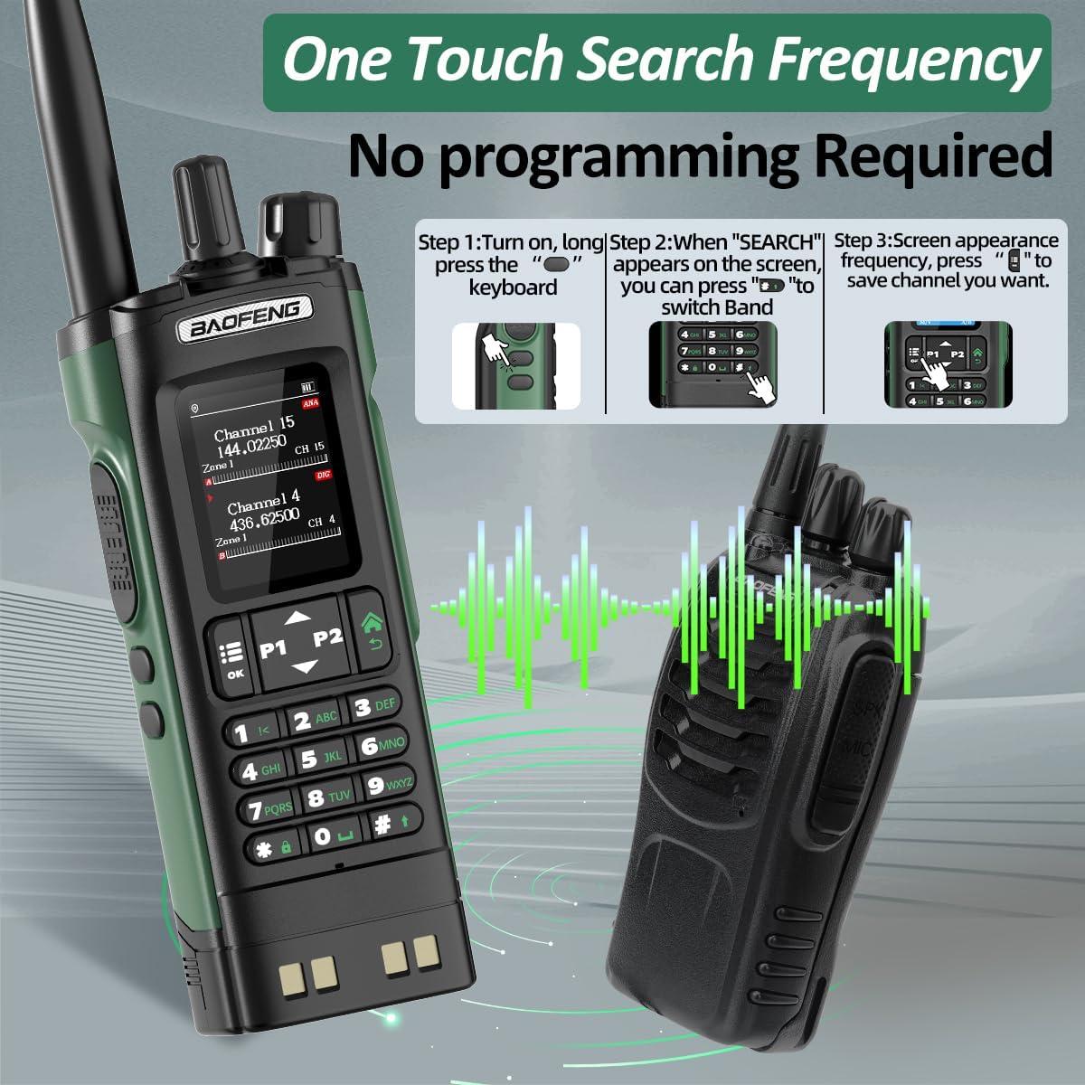 Radio DMR Portátil Baofeng DM-32UV con GPS y Batería 2500mAh
