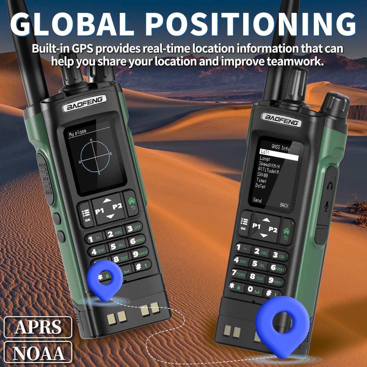 Radio DMR Portátil Baofeng DM-32UV con GPS y Batería 2500mAh