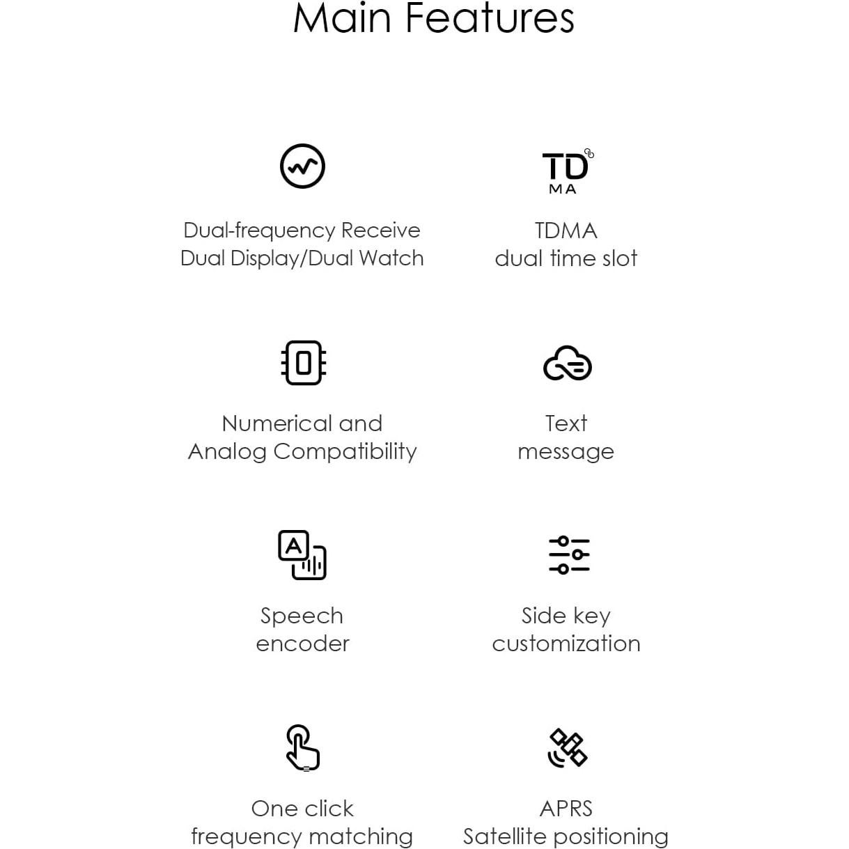 Walkie Talkie Digital Baofeng DM-32 10W GPS UHF VHF