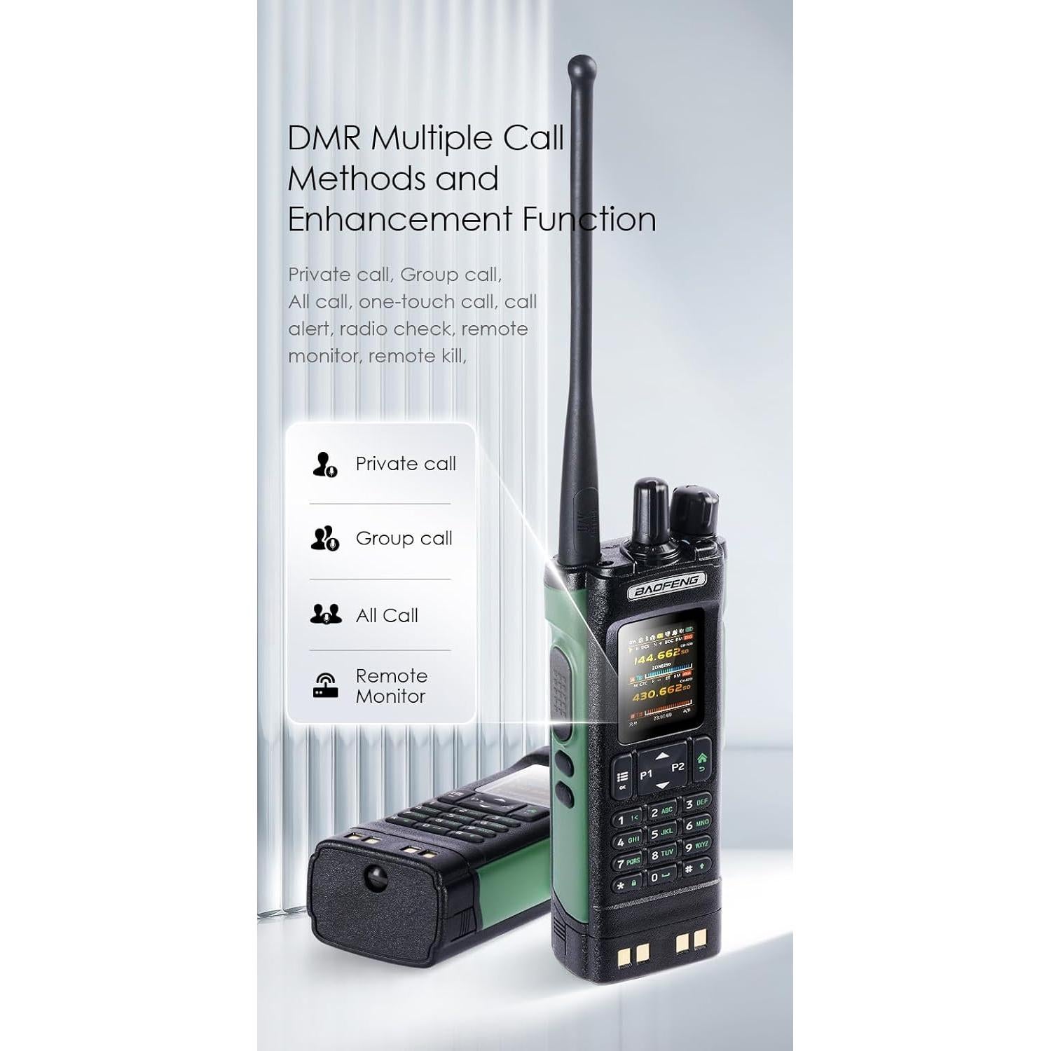 Walkie Talkie Digital Baofeng DM-32 10W GPS UHF VHF
