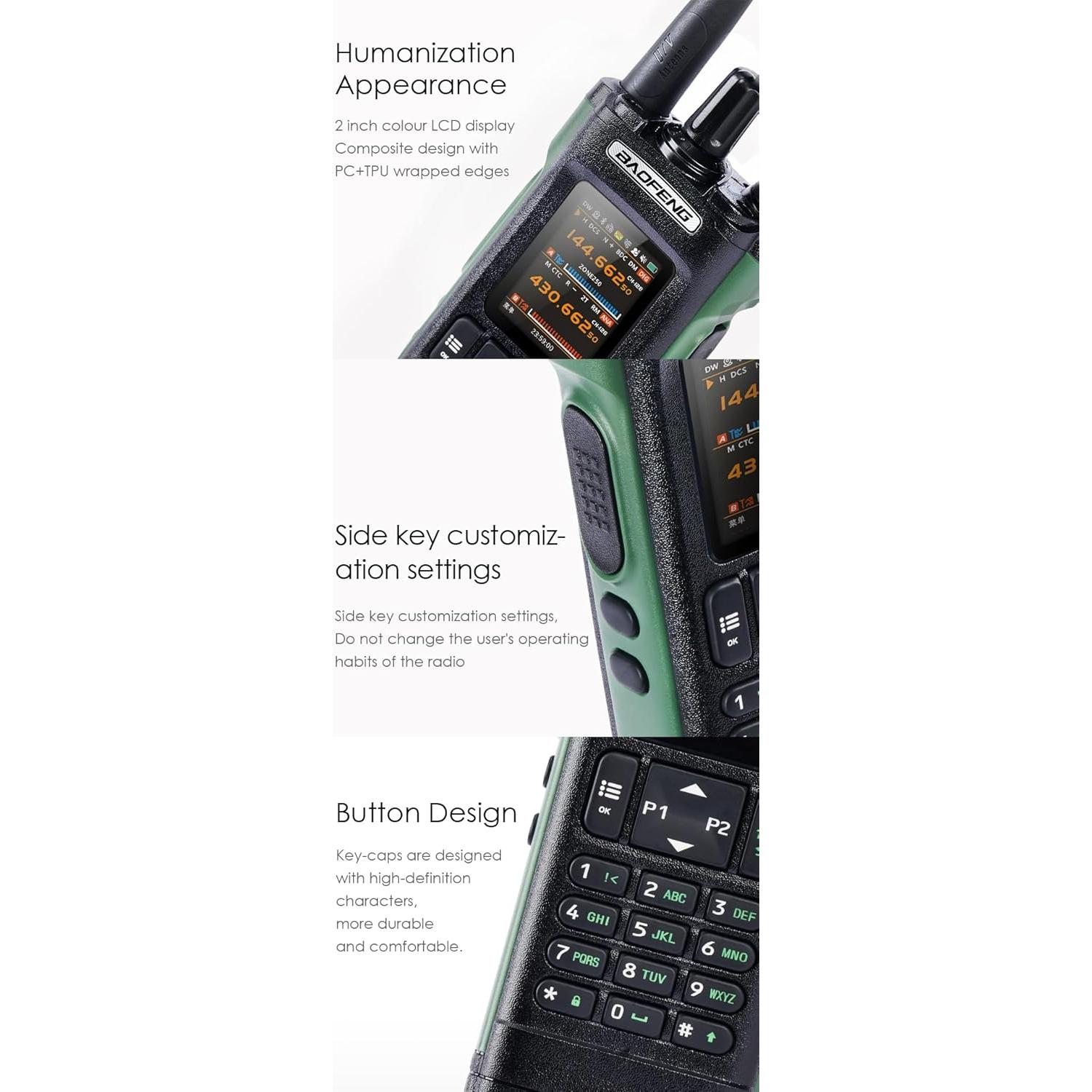 Walkie Talkie Digital Baofeng DM-32 10W GPS UHF VHF