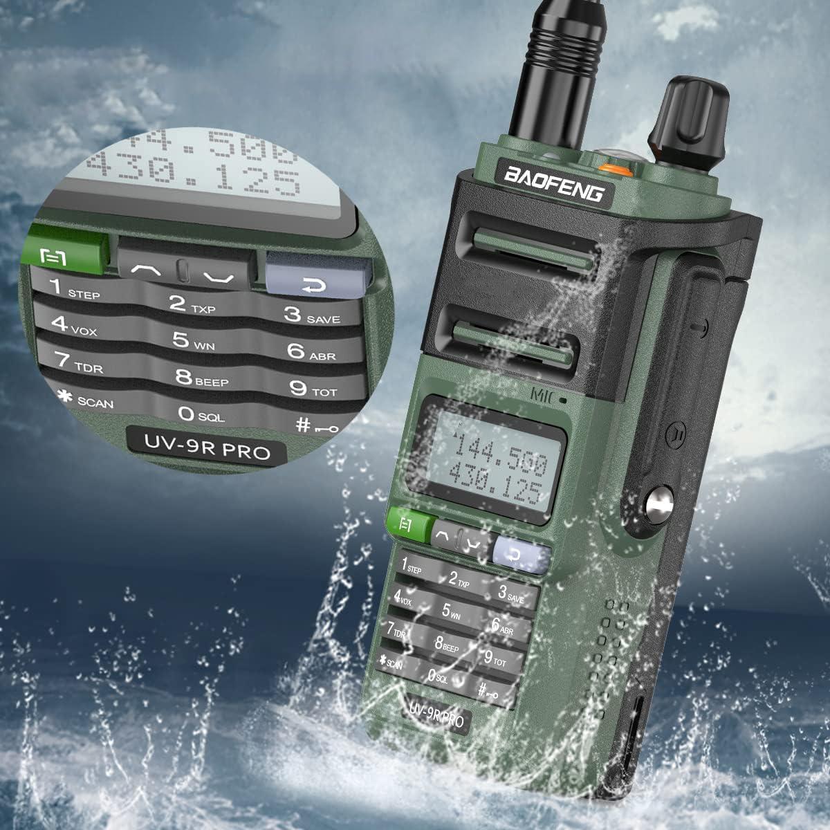 Radio Baofeng UV-9R Pro 8W Doble Banda VHF UHF Recargable