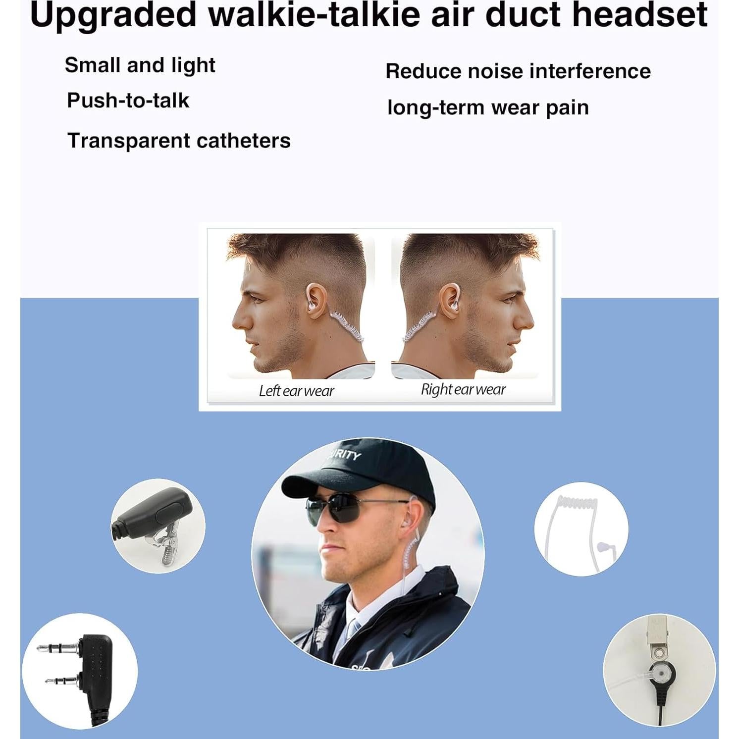 Walkie Talkie BAOFENG UV-5RM 10W con Receptor NOAA y Batería 2500mAh