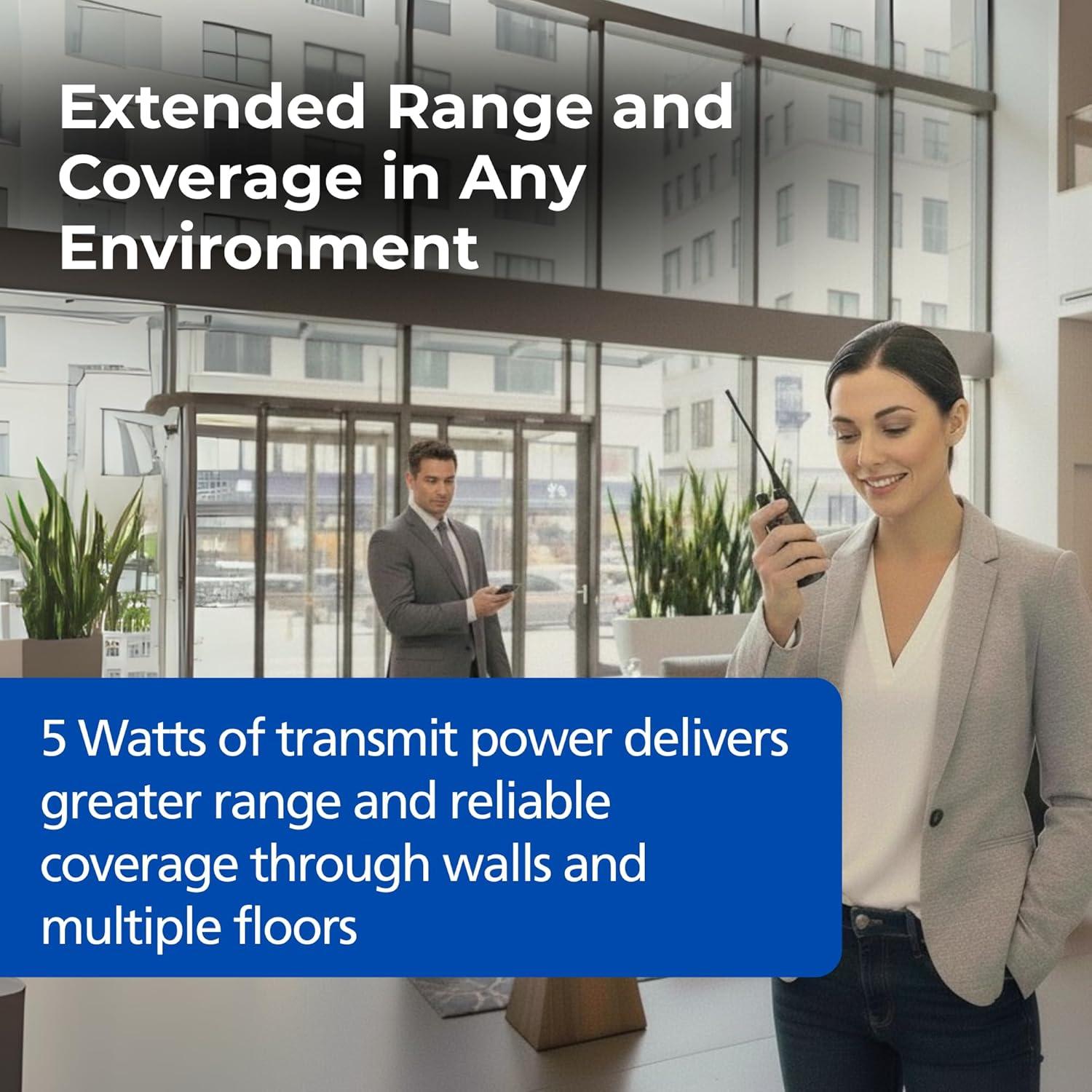 Radio UHF KENWOOD ProTalk NX-P1300AU 5W 64 Canales IP54