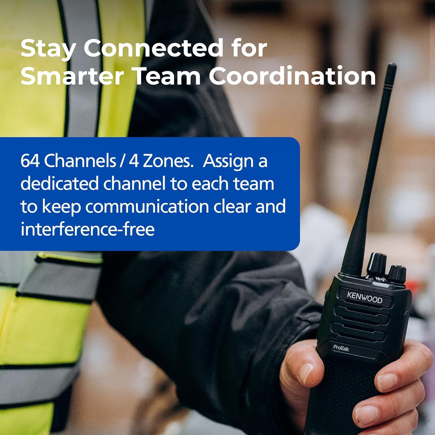 Radio UHF KENWOOD ProTalk NX-P1300AU 5W 64 Canales IP54