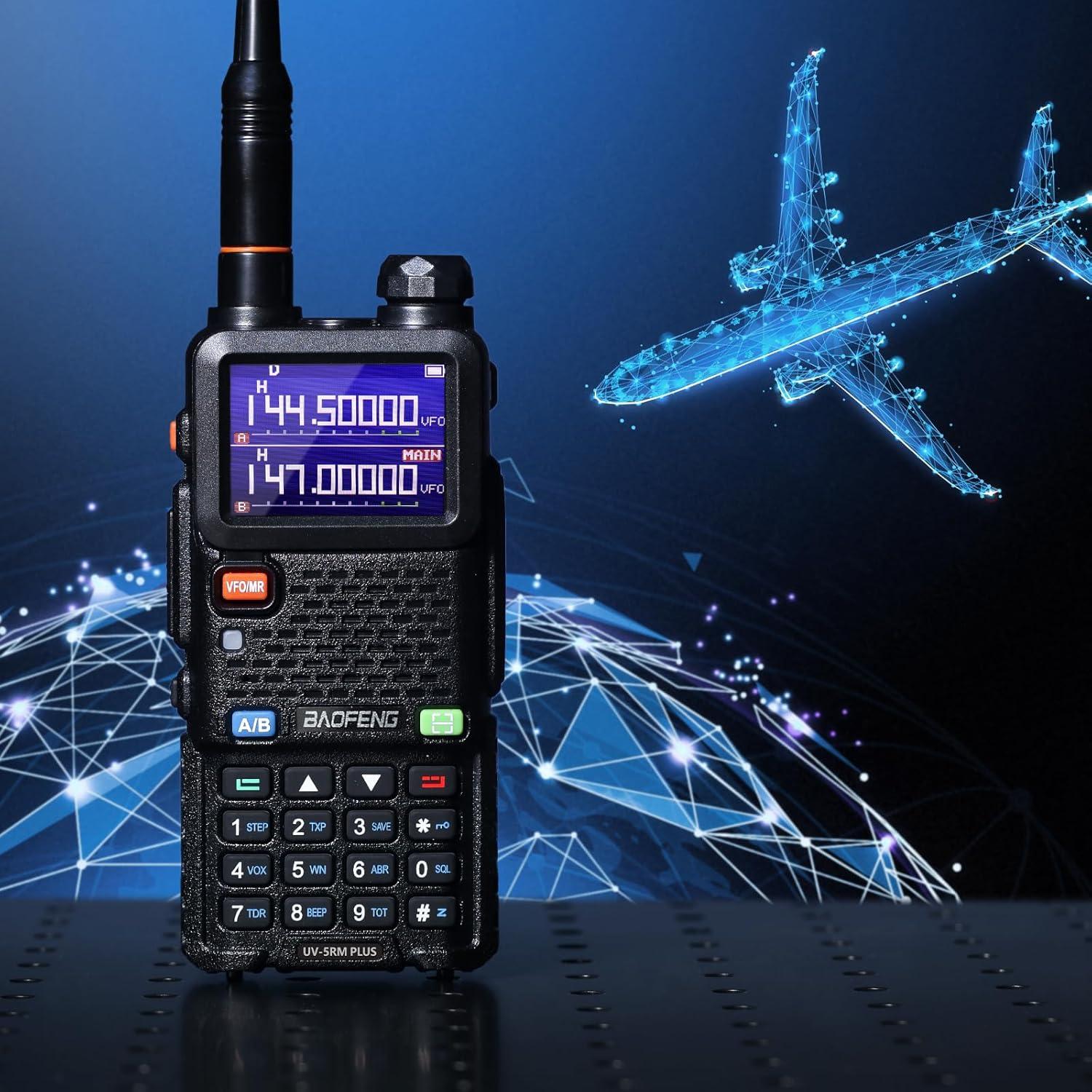 Radio Bidireccional BAOFENG UV-5RM Plus 10W UHF VHF USB-C