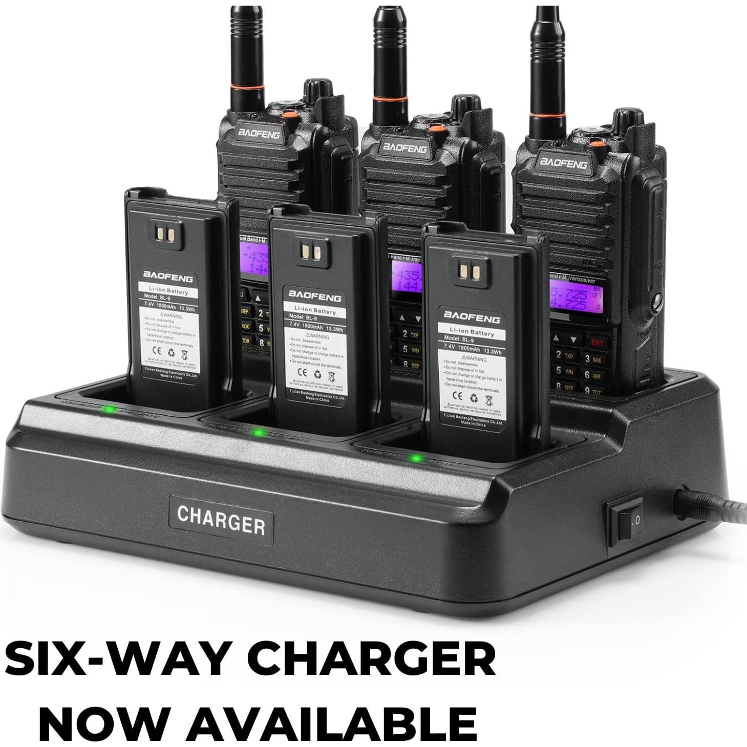 Radio BAOFENG UV-9G GMRS Impermeable IP67 con Escáner NOAA