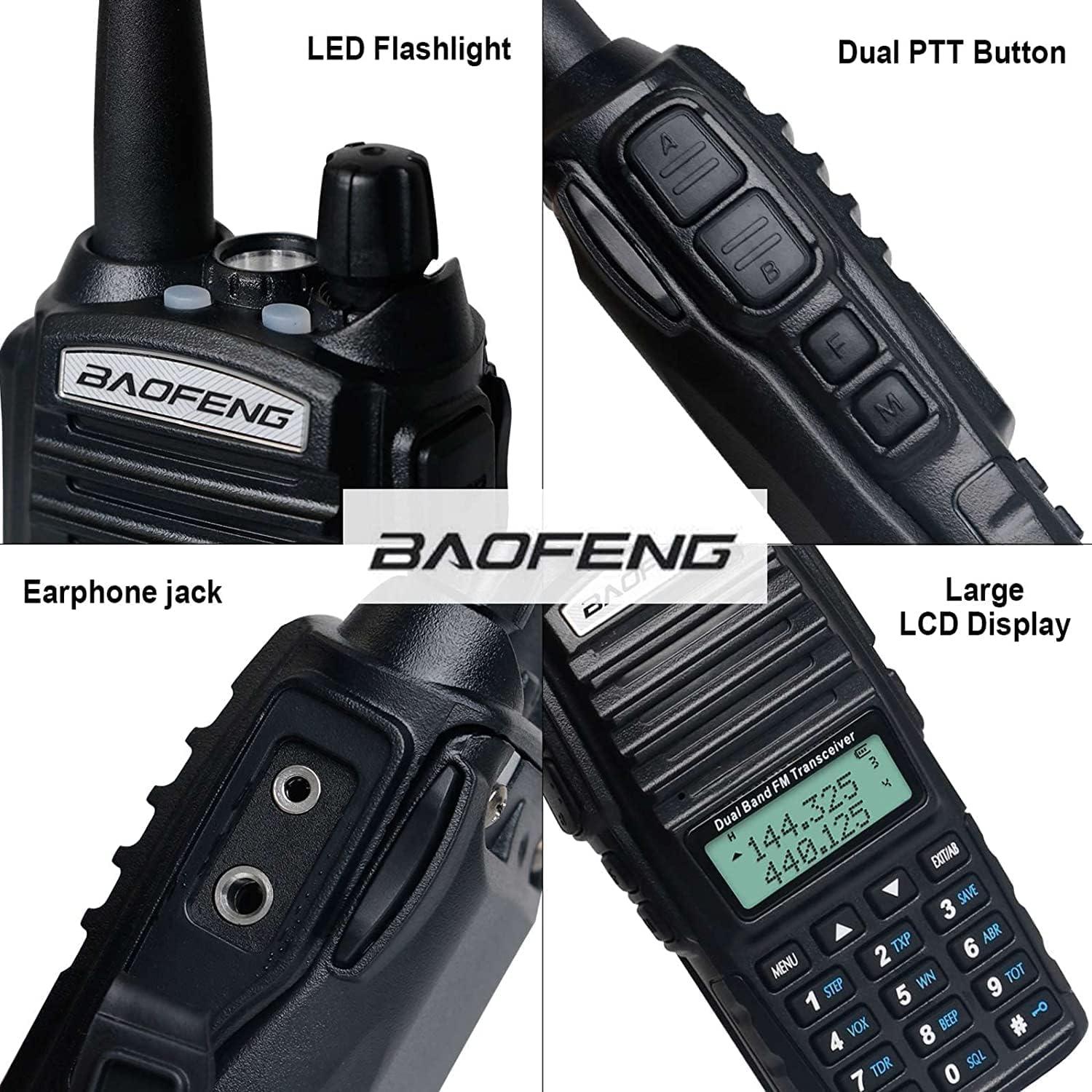 Radio Portátil Baofeng UV-82 2P con Programador Inalámbrico