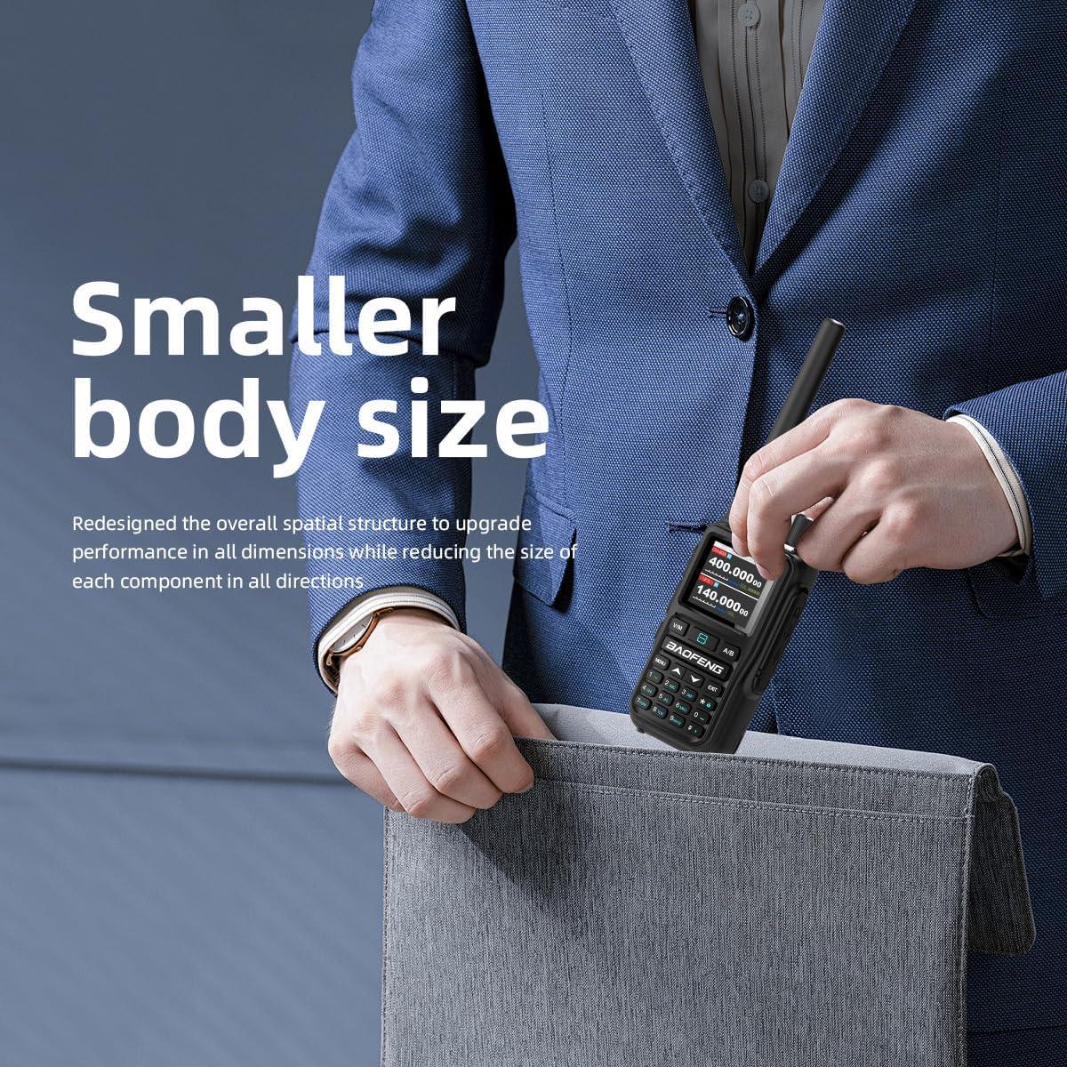 Radio Inalámbrica Baofeng UV-5R Mini 5W Doble Banda Bluetooth