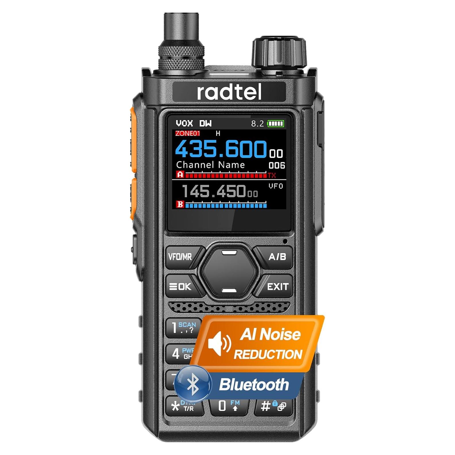 Radio Portátil Radtel RT-910B 5W Multi-Banda 960 Canales