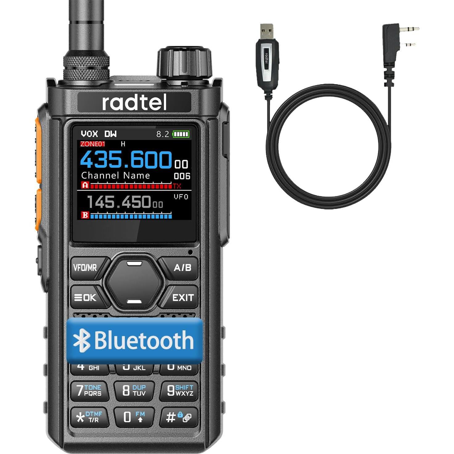Radio Portátil Radtel RT-910B 5W Multi-Banda 960 Canales