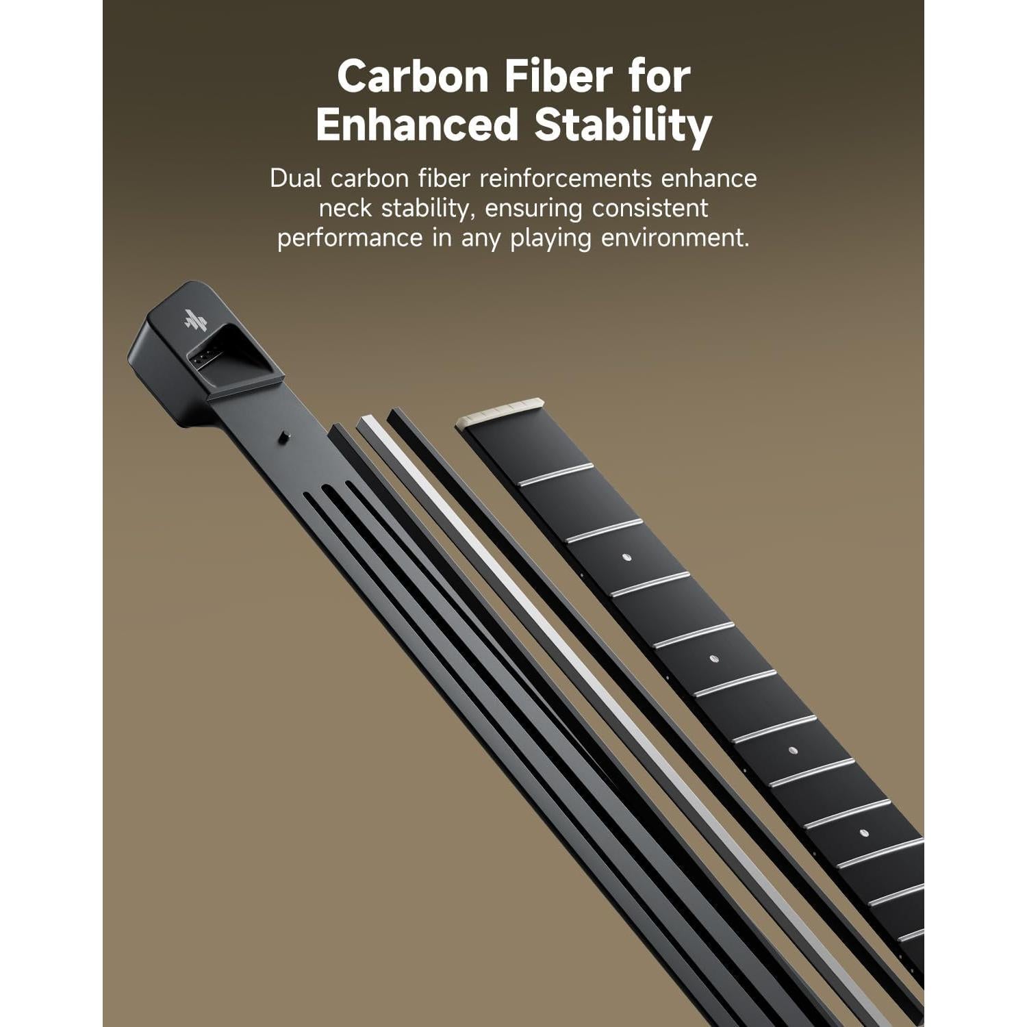 Guitarra Clásica Eléctrica Donner HUSH C Nylon 6 Cuerdas - Negro