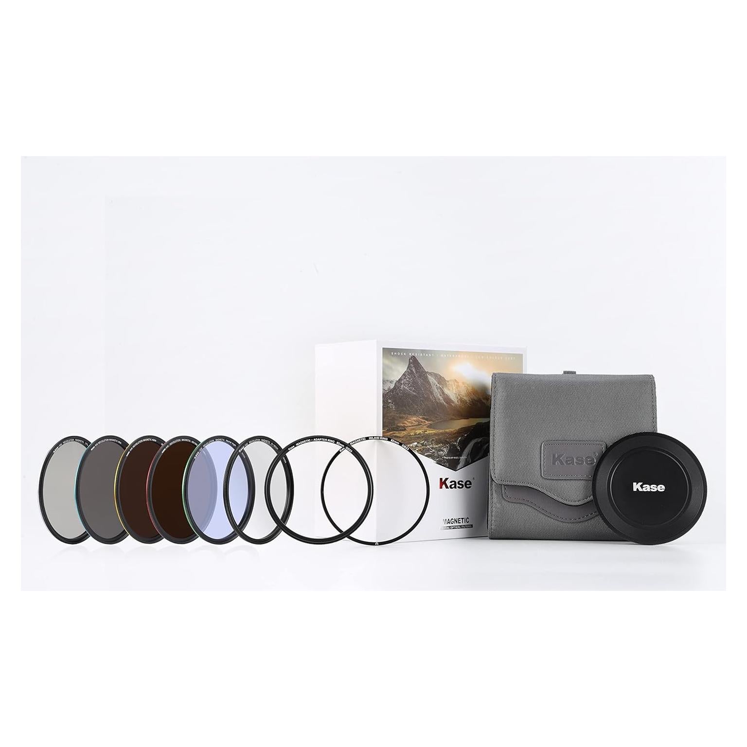 Filtro Magnético Kase Wolverine 82mm Kit con CPL ND8 ND64 ND1000