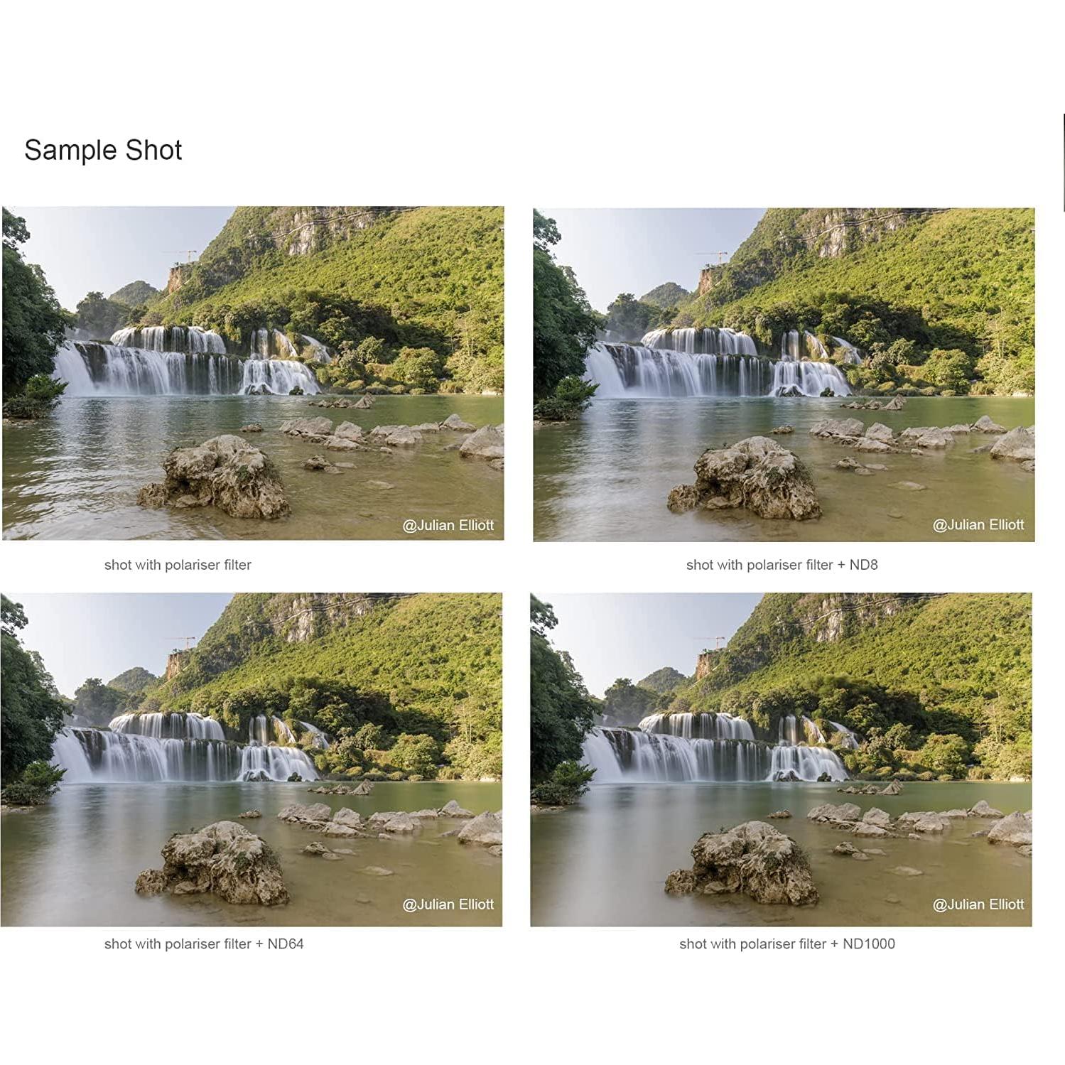 Filtro Magnético Kase Wolverine 82mm Kit con CPL ND8 ND64 ND1000