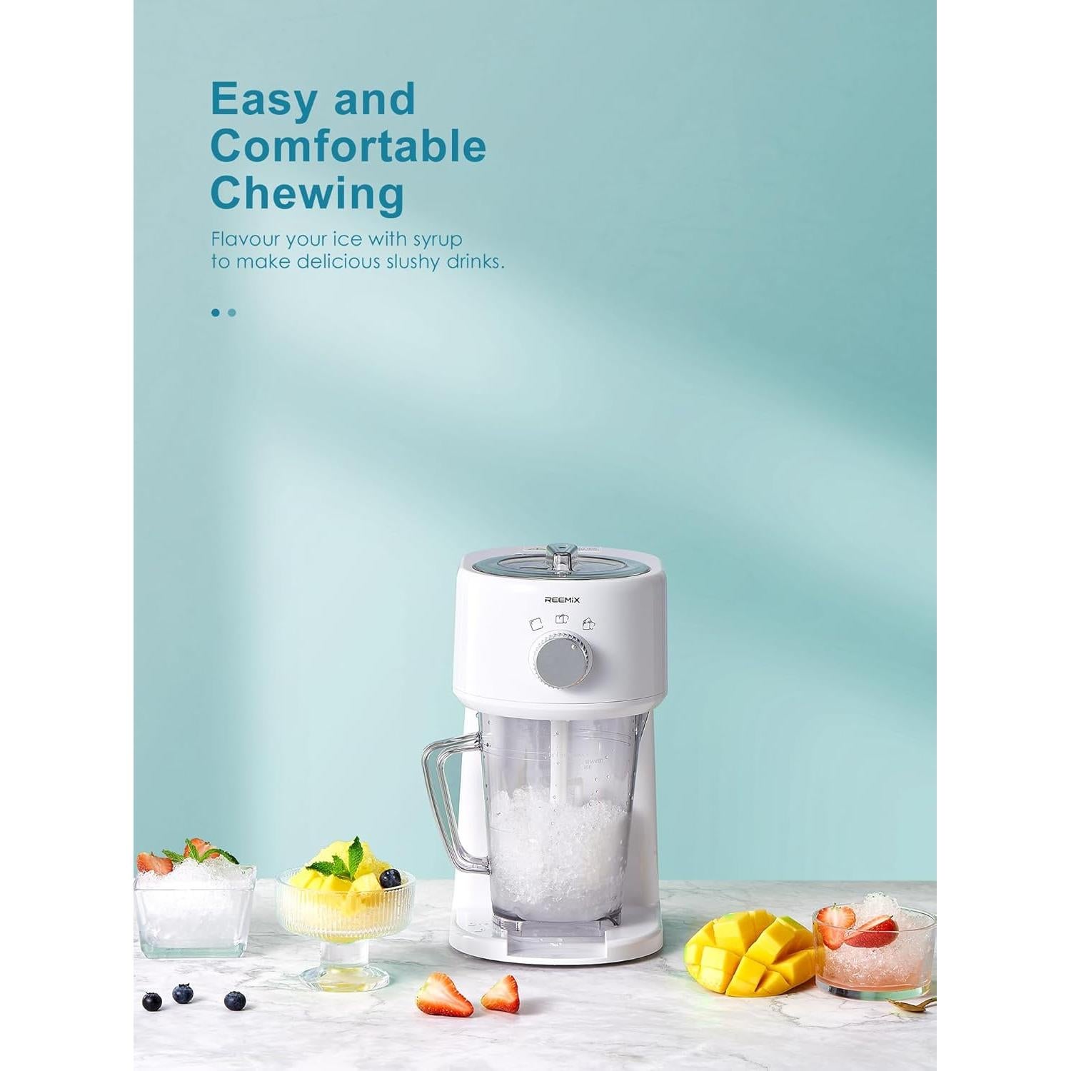 Máquina de Hielo Raspado Eléctrica Reemix 1.56kg Ajustable