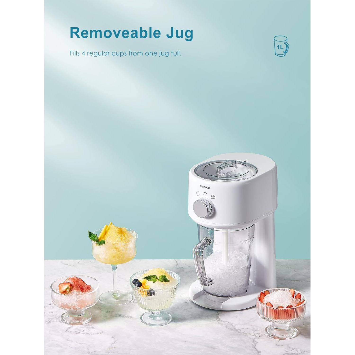 Máquina de Hielo Raspado Eléctrica Reemix 1.56kg Ajustable